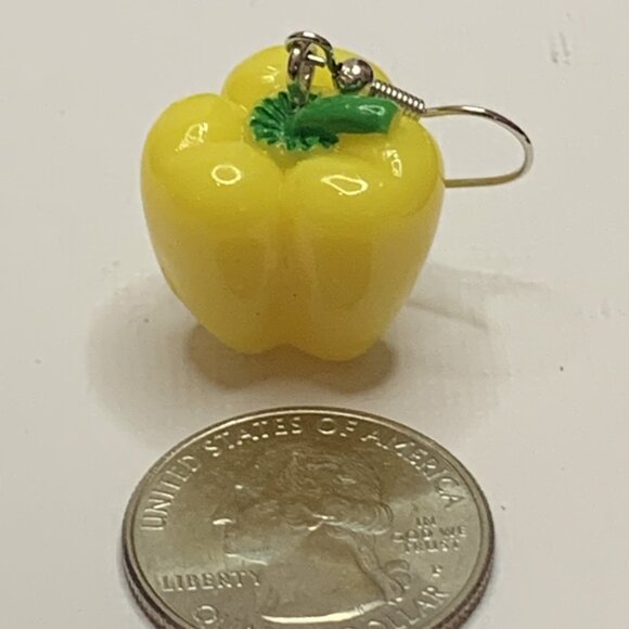 Pepper Earring, Funny Food Earring, Cooking Earring, Food Jewelry, Chef Earring - Picture 7 of 7